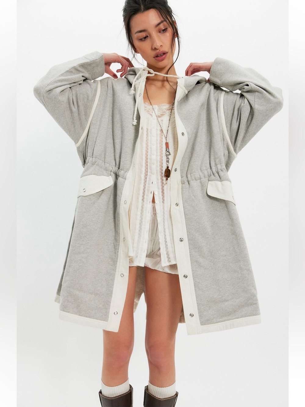 NWT FREE PEOPLE MARGO OVERSIZED CARDI